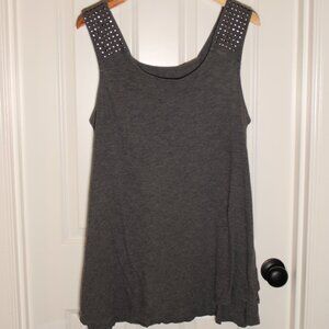 Grey maternity tank top Liz Lange Target XL